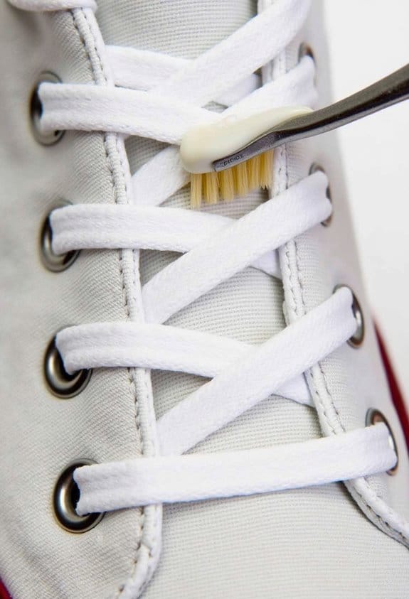 brighten white shoelaces naturally