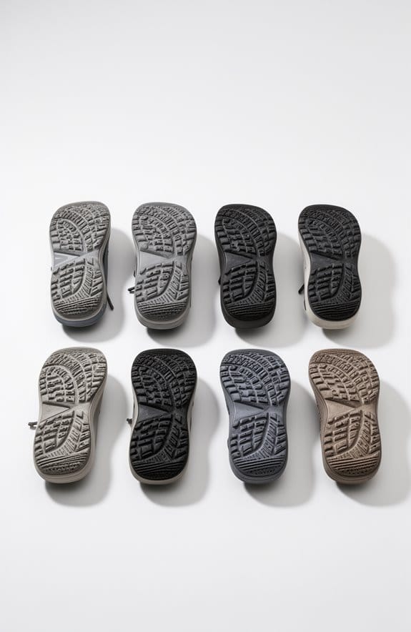comfortable and durable soles