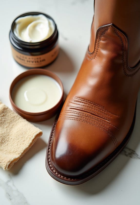 dry and condition leather boots