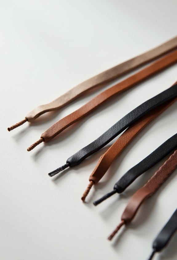durable leather shoe laces