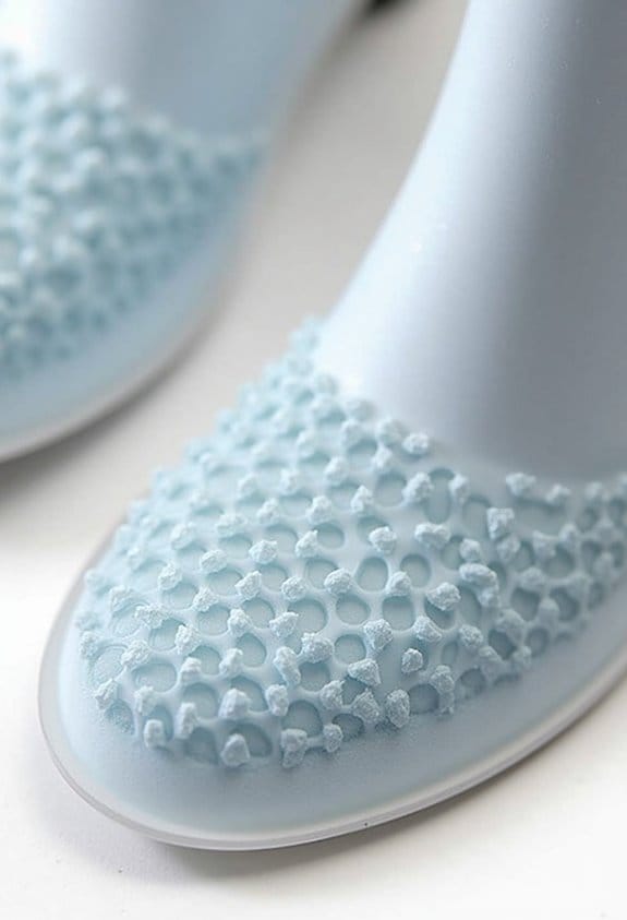 enhance comfort with heel grips
