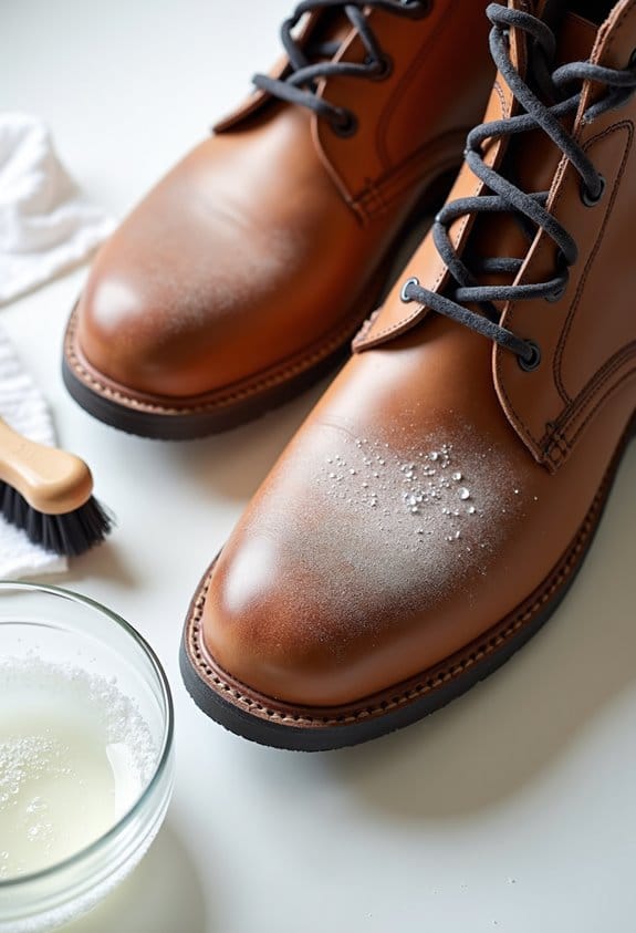 remove salt stains naturally