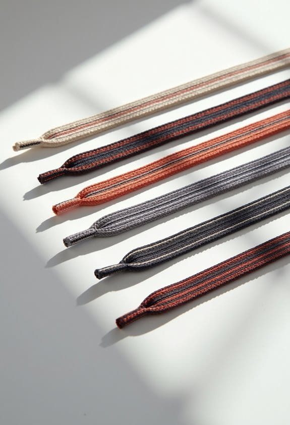 striped laces for sneakers
