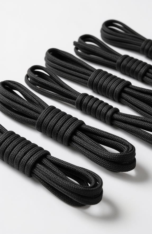 top black shoelaces selection
